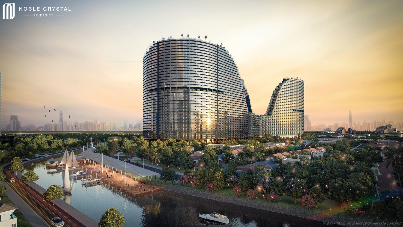 Phối cảnh Noble Crystal Riverside Quận 7